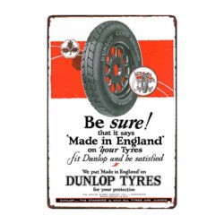 dunlop metallplatte