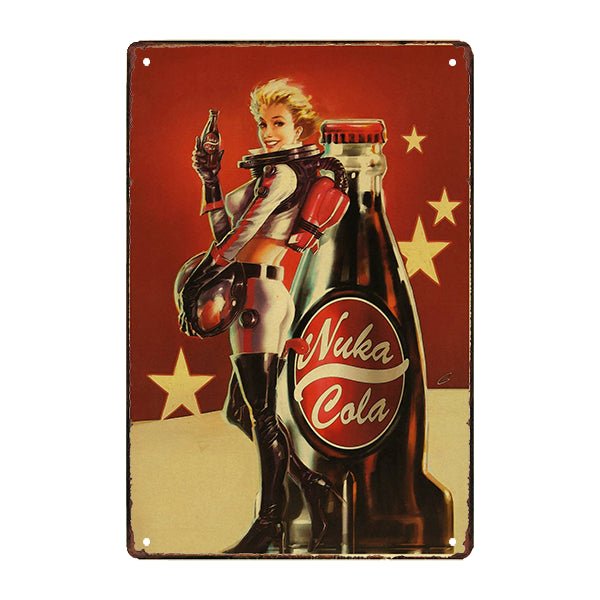 plaque metall fallout plaque metall fallout