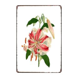 fleur de lys metallplatte