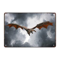 metallplatte game of thrones drache