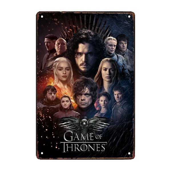 metallplatte game of thrones metallplatte game of thrones