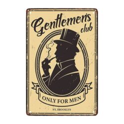 metallplatten gentleman