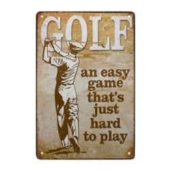 metall golfplatte
