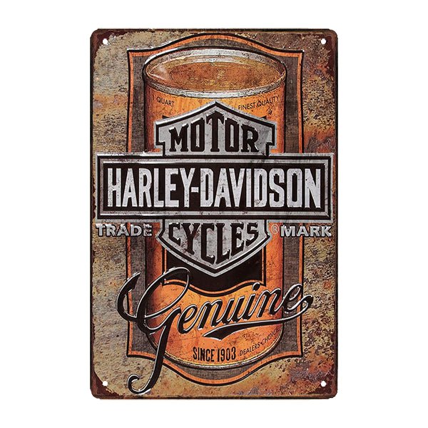 harley davidson metallplatte harley davidson metallplatte