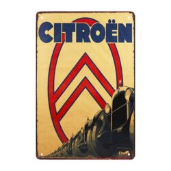 altes citroen werbeschild