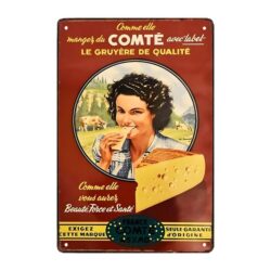 old fromage comte werbeschild