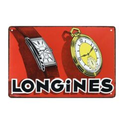 old longines werbeschild