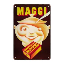 old maggi werbeschild