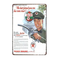 old texaco werbeschild