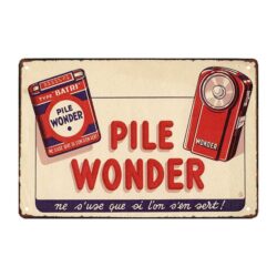 old wonder werbeschild