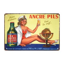 bier anker werbeschild