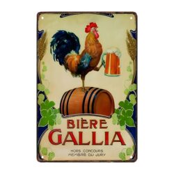 bier galia werbeteller