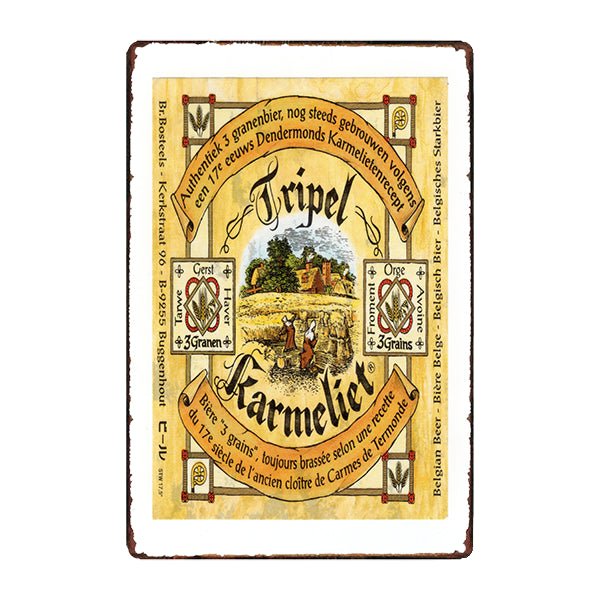 werbeteller bier karmeliet werbeteller bier karmeliet