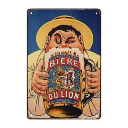 bier le lion werbeteller