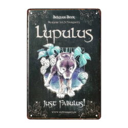 bier lupulus werbeteller