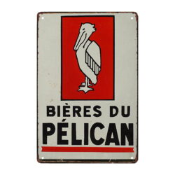 pelikan bier werbeteller