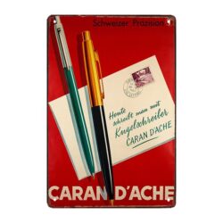 werbetafel caran dache