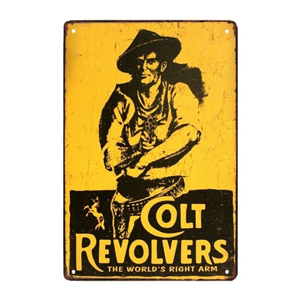 colt werbeschild colt werbeschild