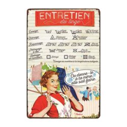 werbeplakette wascherei wartung