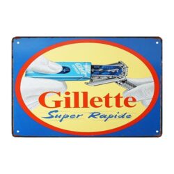 gillette werbetafel