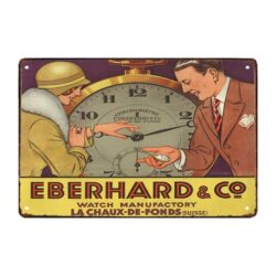 uhren werbeschild