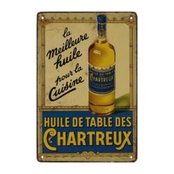 werbetafel tischol des chartheux
