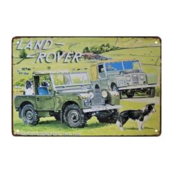 land rover werbeschild