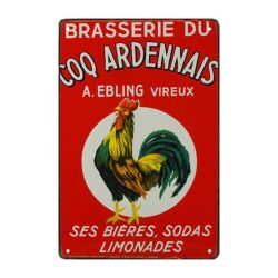 werbetafel le coq ardenne
