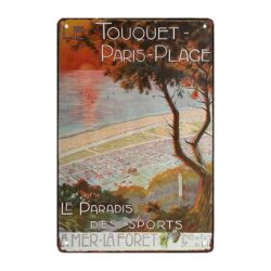 werbeplakette le touquet