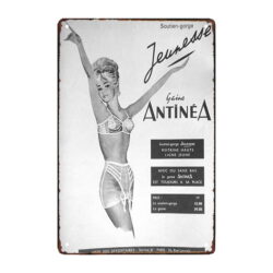 werbeplakette dessous