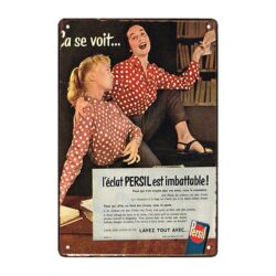 werbeplakette dessous und wasche