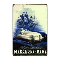 mercedes werbeschild