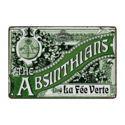 metall absinth werbeschild