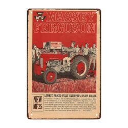 old massey ferguson werbeschild aus metall