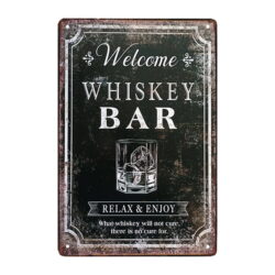 metall whisky werbeschild