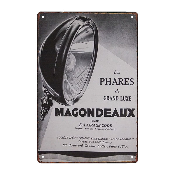 werbeplakette phare magondeaux werbeplakette phare magondeaux
