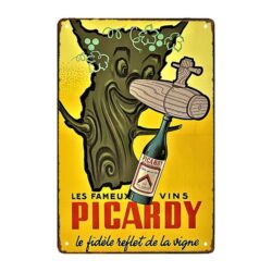 werbeschild picardie reflet de la vine