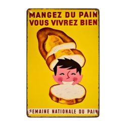 retro pain werbeschild