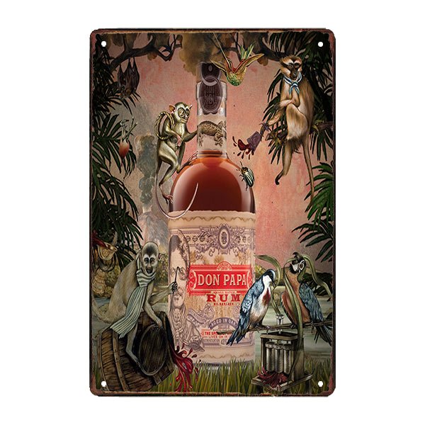 werbeteller rum don papa werbeteller rum don papa