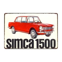 werbeschild simca 1500