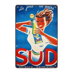 werbeteller soda franzosisch