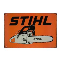 stihl werbeschild