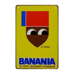vintage banania werbeteller