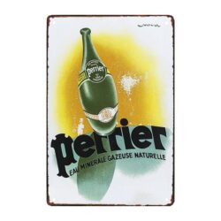 vintage perrier werbeteller