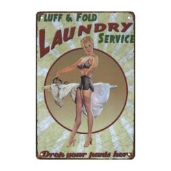 vintage amerikanischer pin up werbeteller