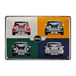 metallplatten innenraum mini cooper