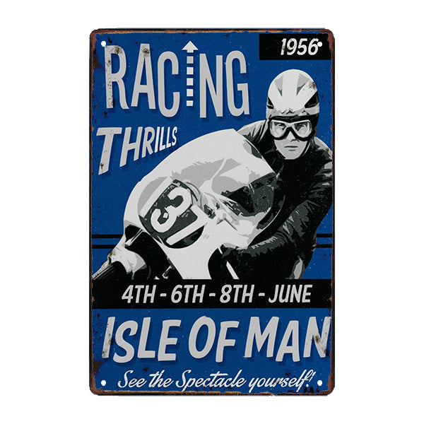 metallplakette der isle of man metallplakette der isle of man