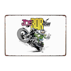 metallplatte joe bar team
