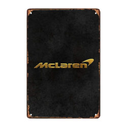 mclaren metallplatte