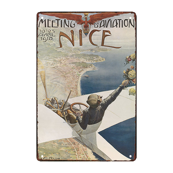 plakette metall meeting aviation nizza plakette metall meeting aviation nizza